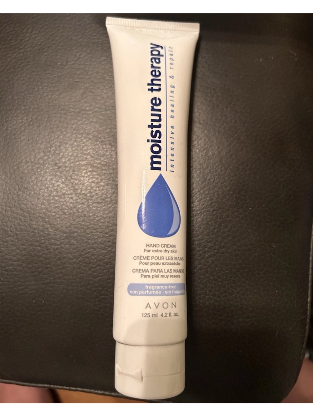 Avon Moisture Therapy White Tube with Blue Drop